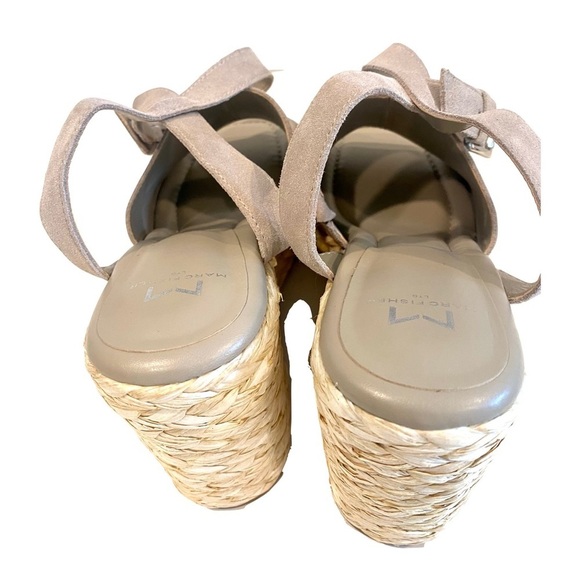 NWT — Marc Fisher Aliya Tan Espadrille Wedges, Summer or Office Casual Size 11 - Picture 7 of 11